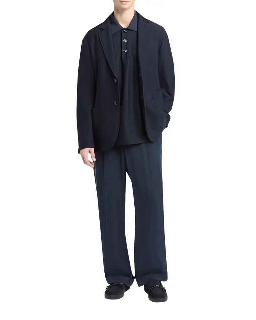 Giorgio Armani Men 's Seersucker Patch-Pocket Blazer