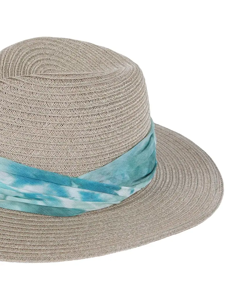 Eugenia Kim Courtney Sash Woven Packable Fedora