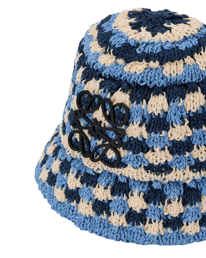 Loewe x Paula 's Ibiza Men 's Anagram Knit Bucket Hat