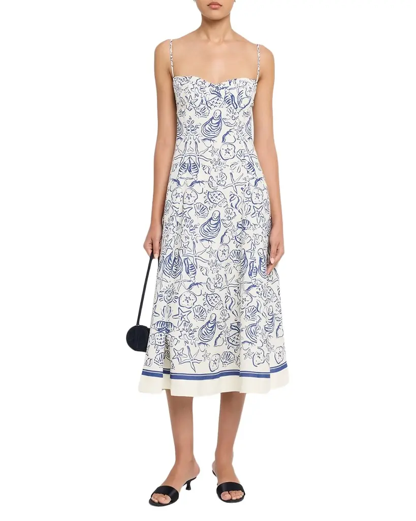 SIMKHAI Analise Bustier Midi Dress