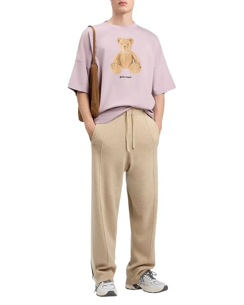 Palm Angels Men 's Bear in Mind Oversized Crewneck T-Shirt
