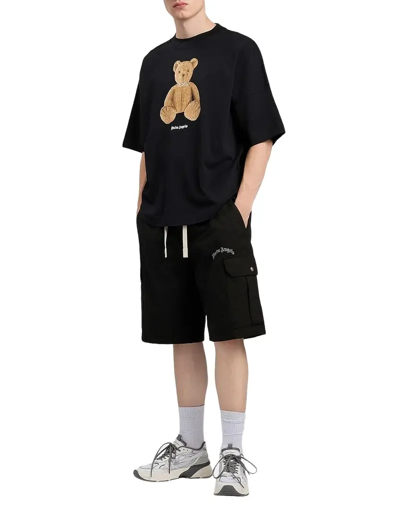 Palm Angels Men 's Bear in Mind Oversized Crewneck T-Shirt