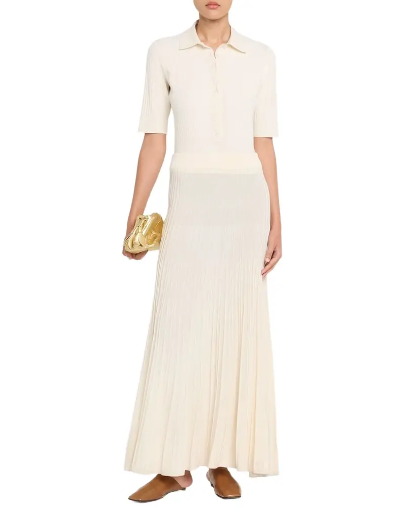 TWP Ribbed Maxi Skirt