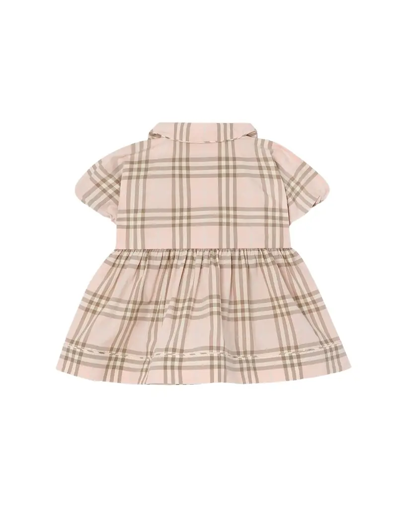Burberry Girl 's Bea Check Cotton Dress & Bloomers Set, Size 3M-18M