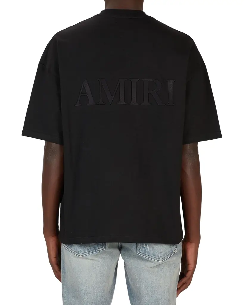 Amiri Men 's Back-Logo Oversized Crewneck T-Shirt