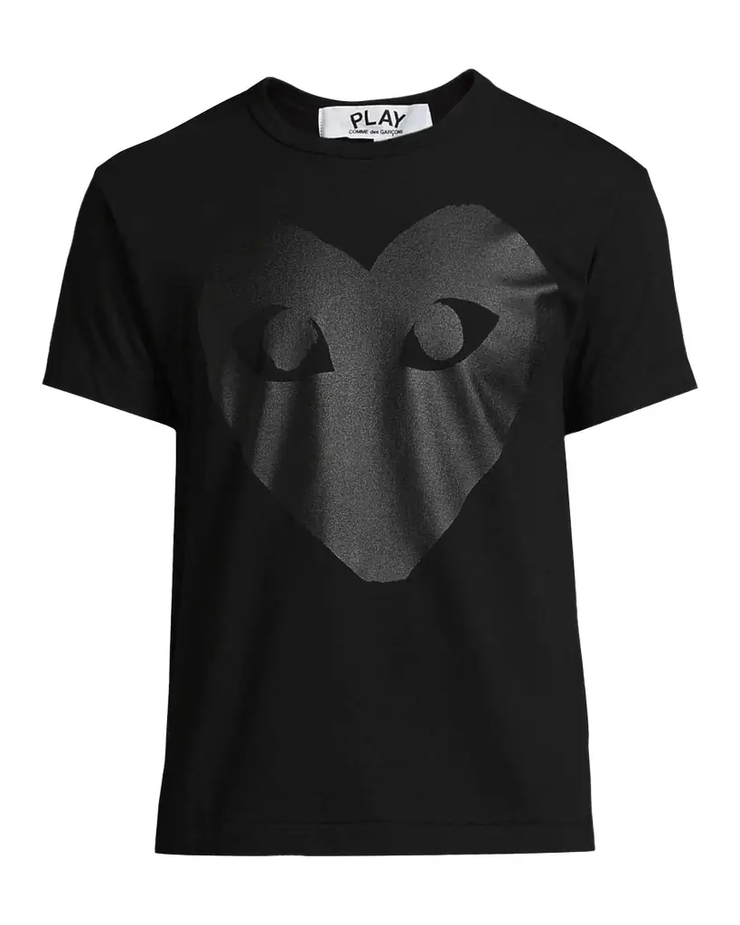 Comme des Garcons Large Heart Cotton Tee