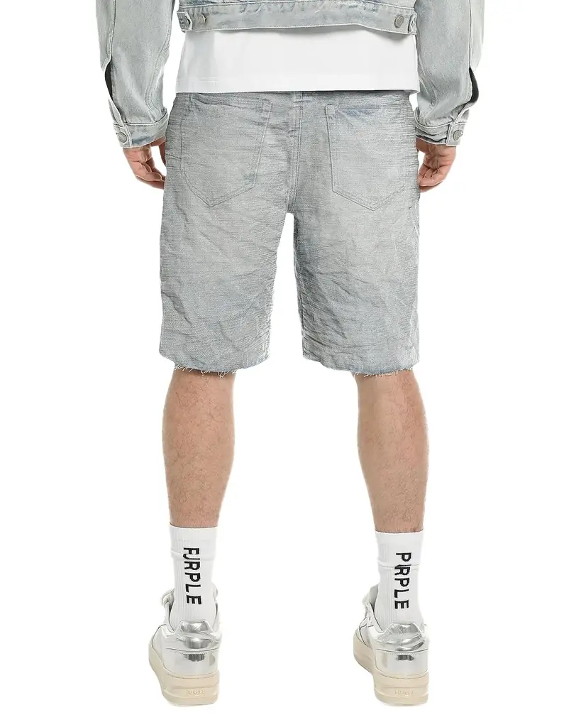 PURPLE Men 's Vintage Slub Denim Shorts