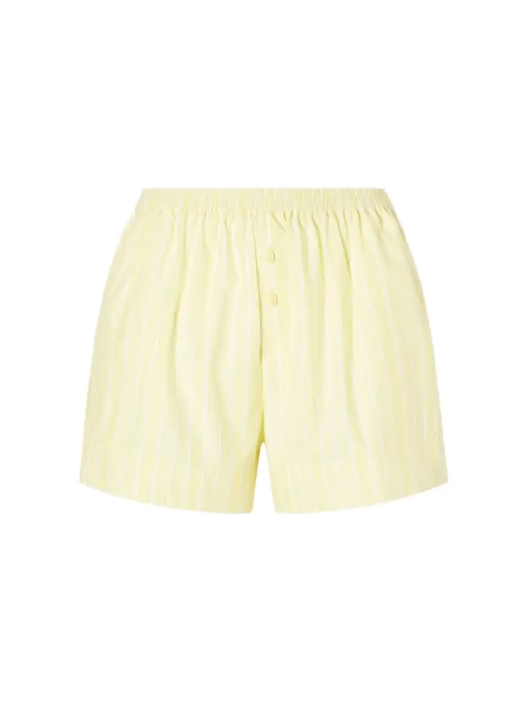 Faithfull Lonia Striped Cotton Shorts