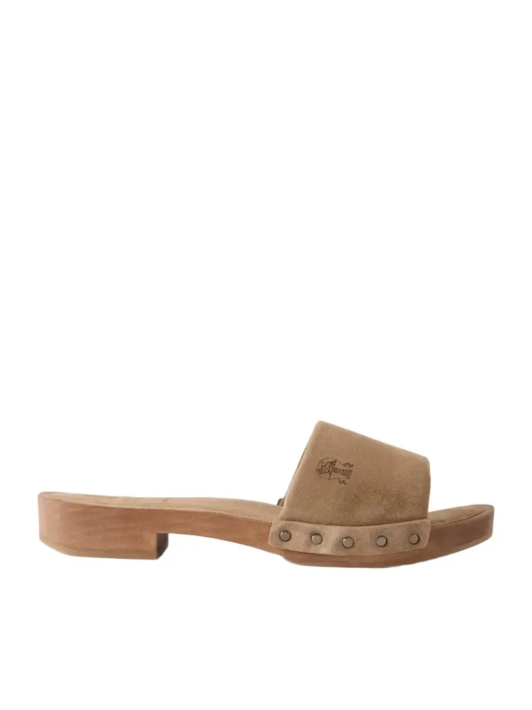 Brunello Cucinelli Suede Clogs