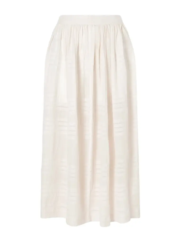 Lemlem Freye Striped Cotton Midi Skirt - Women's Clothing