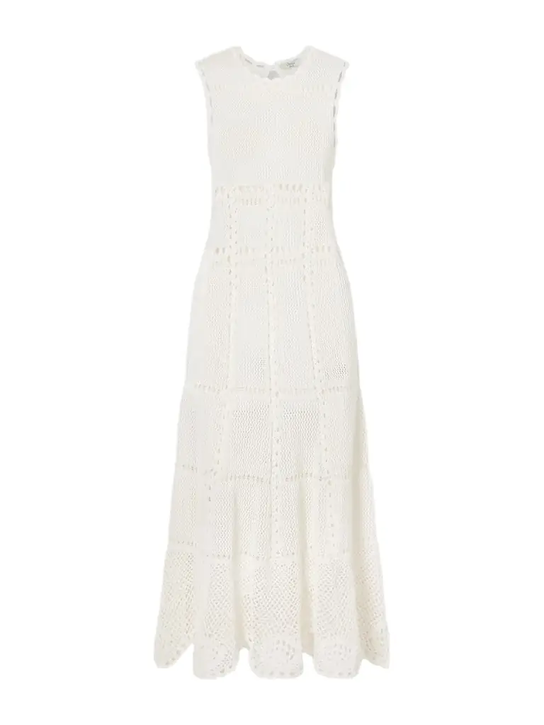 Erdem Crocheted Cotton Midi Dress