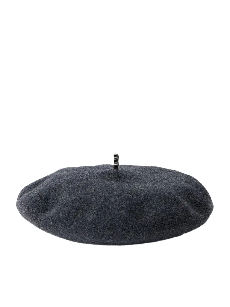 Brunello Cucinelli Embellished Wool-felt Beret