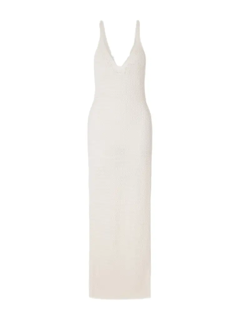 Balmain Crocheted Maxi Dress