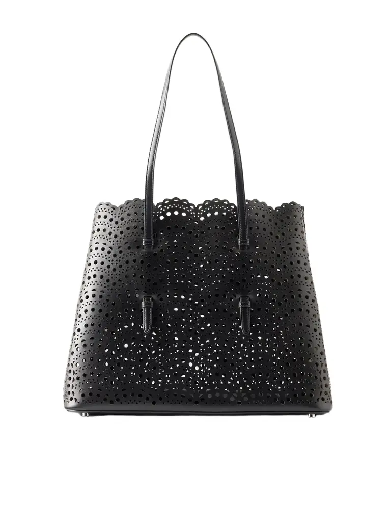 Alaïa Mina 37 Laser-cut Leather Tote