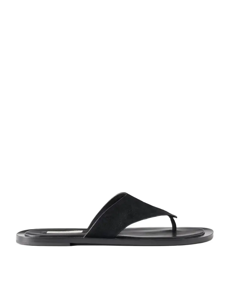 TOTEME Suede Thong Sandals