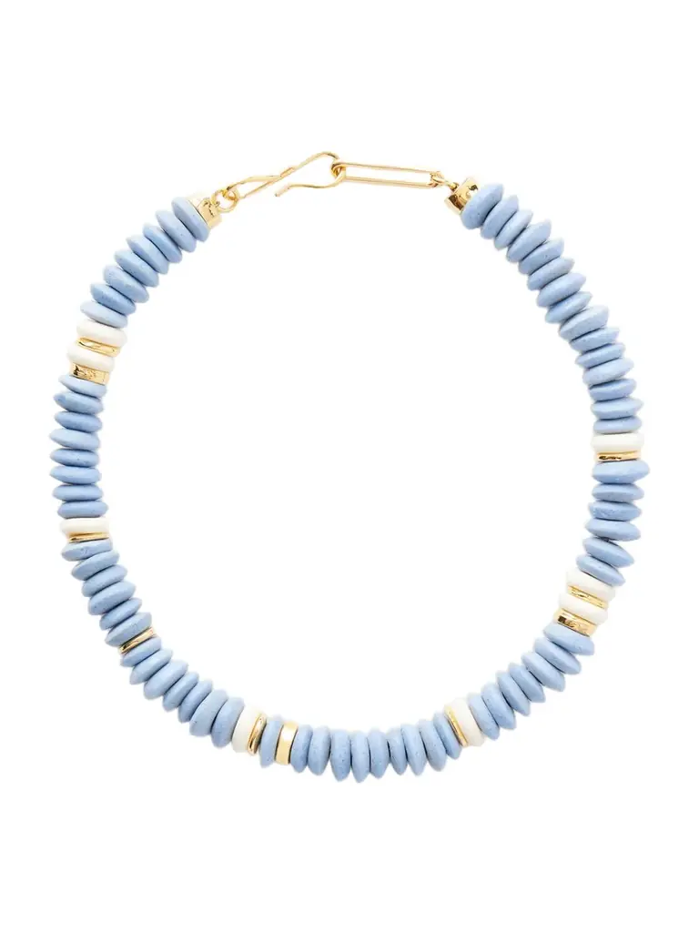 Laguna Gold-plated Beaded Necklace