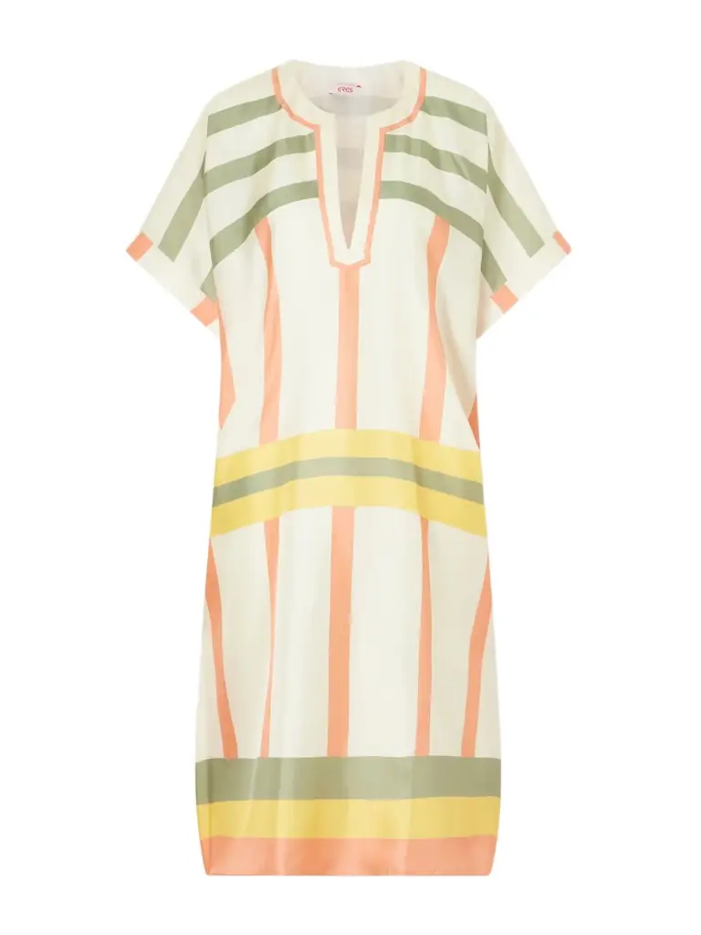 Eres Berlingot Printed Silk-twill Kaftan