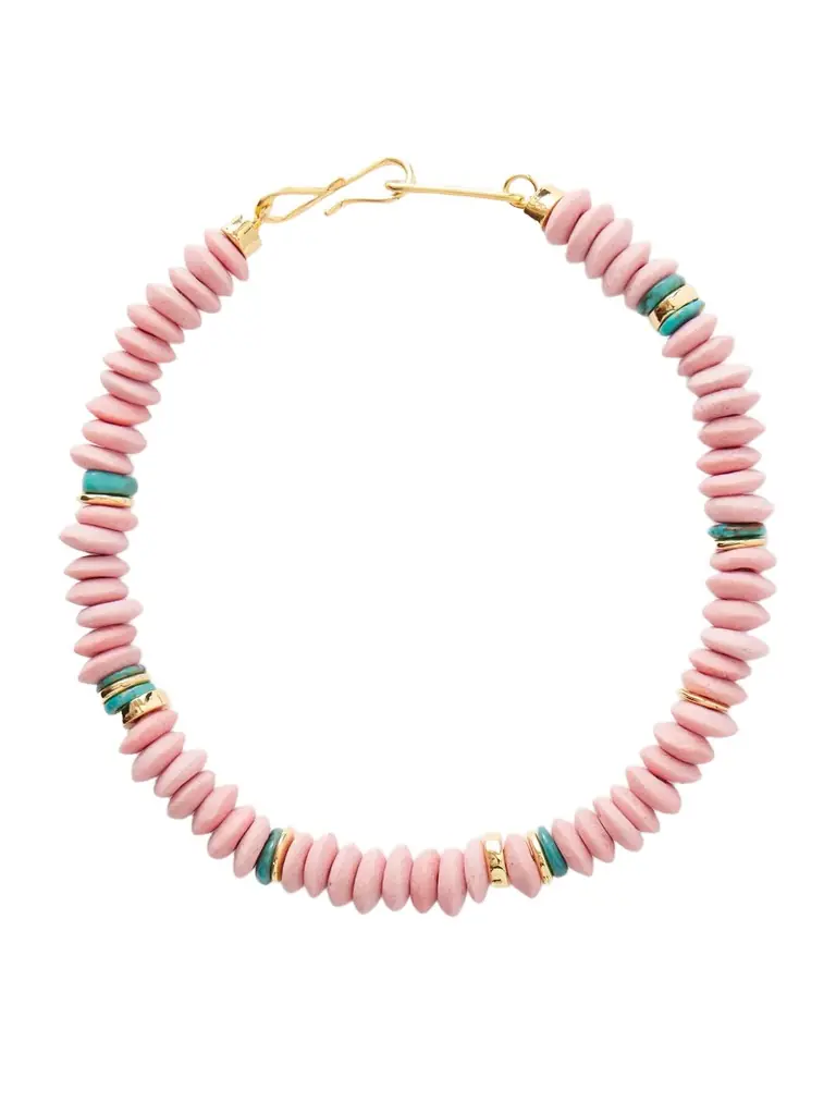 Lizzie Fortunato Laguna Gold-plated Turquoise Beaded Necklace