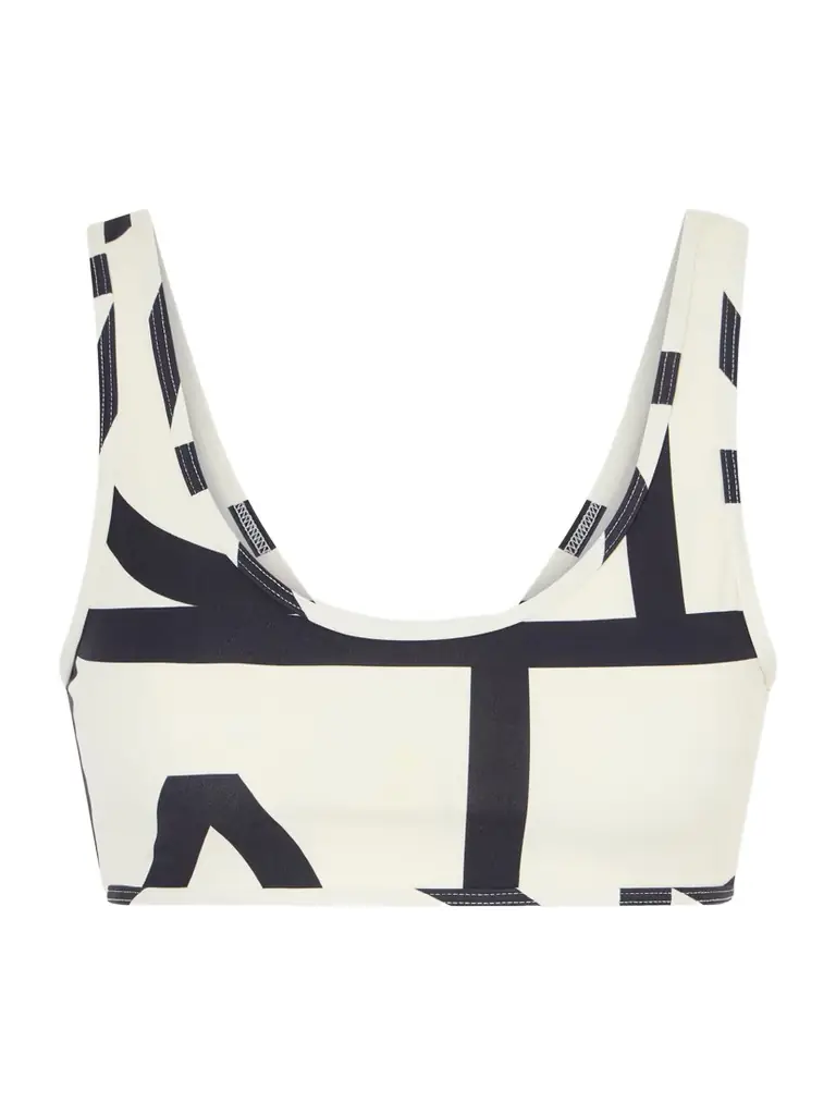 TOTEME Monogram Printed Bikini Top