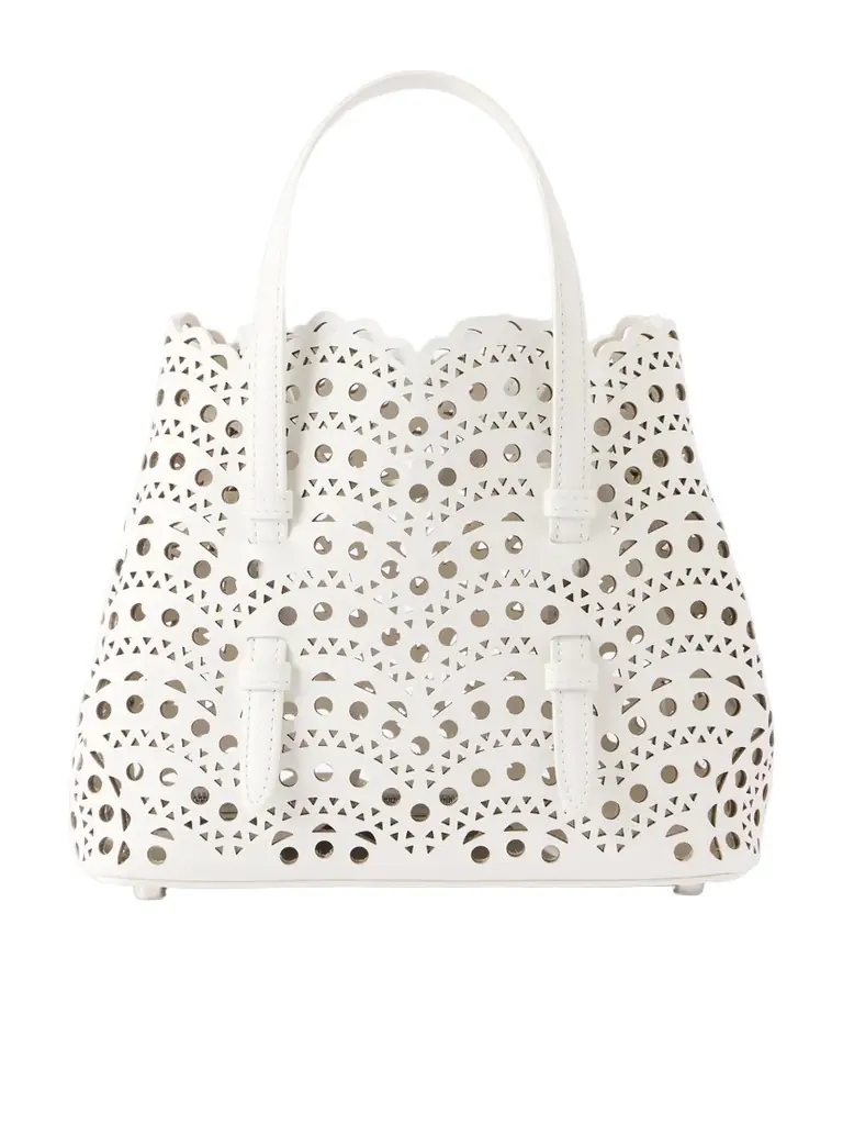 Alaïa Mina 20 Laser-cut Leather Tote