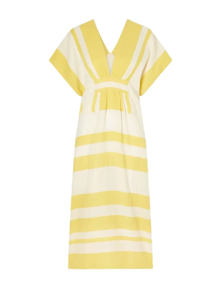 Lemlem Gasira Striped Cotton-blend Maxi Dress - Women's Clothing