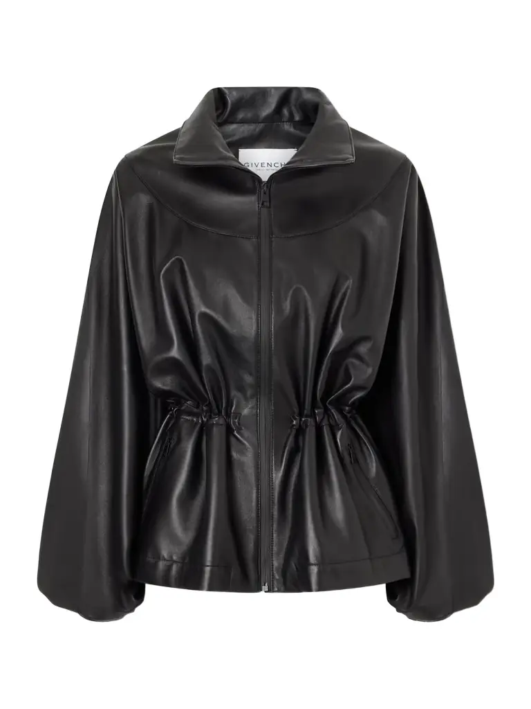 Givenchy Gathered Leather Jacket