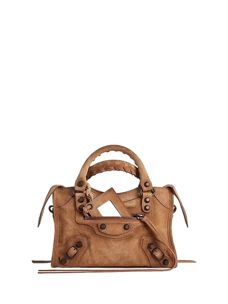 Balenciaga Women's Le City Top Handle Bag - Camel