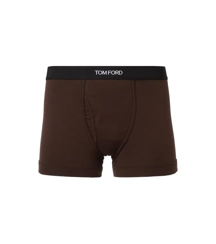 Tom Ford Logo cotton-blend boxer briefs