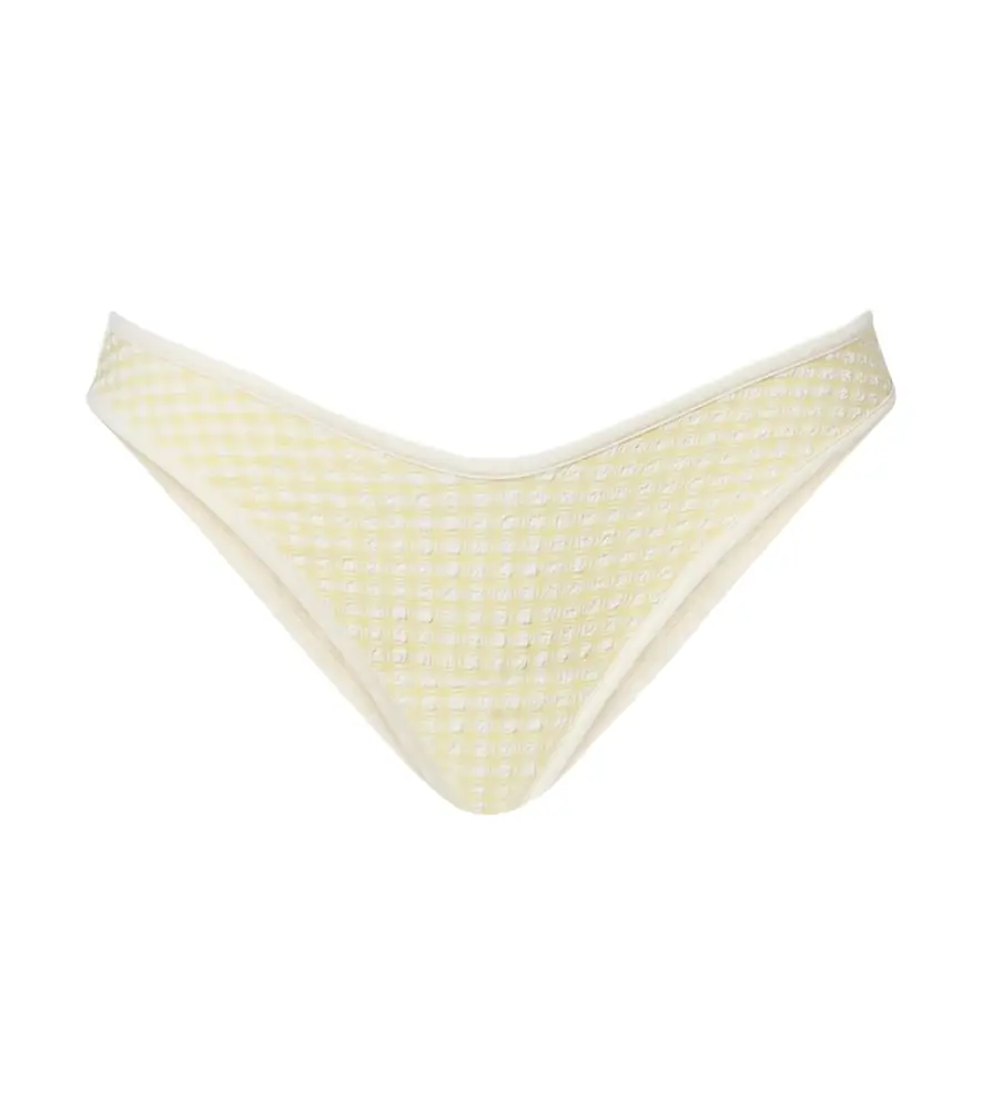 Montce Polly gingham bikini bottoms
