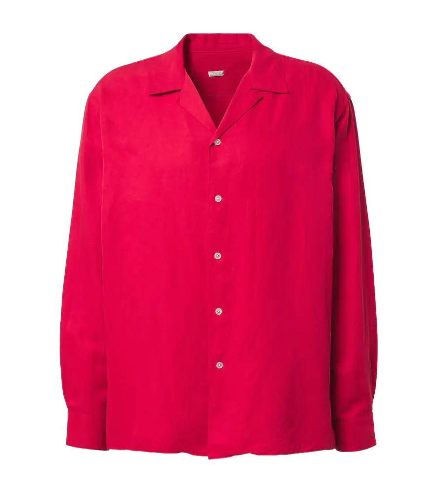 A.Presse A. Presse Vintage silk and linen shirt