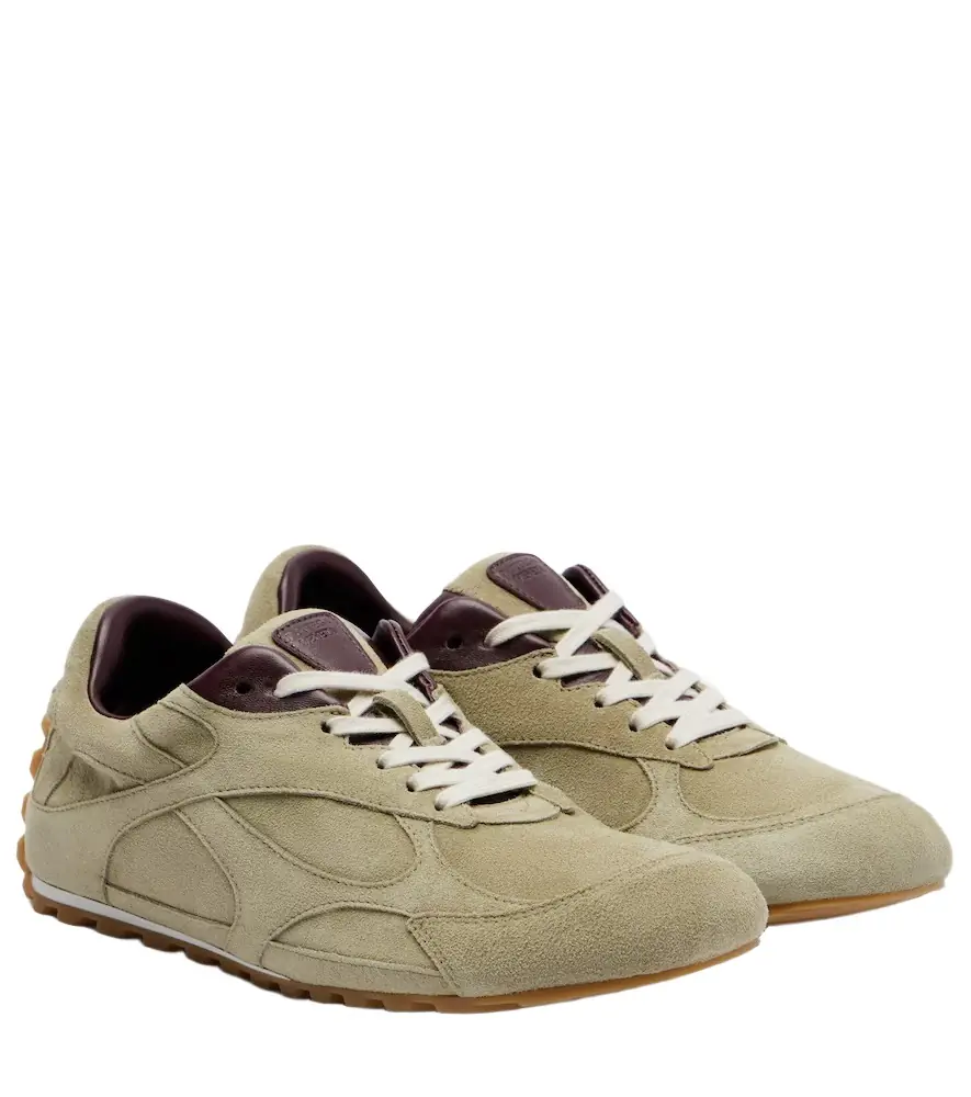 Bottega Veneta Orbit Flash suede sneakers