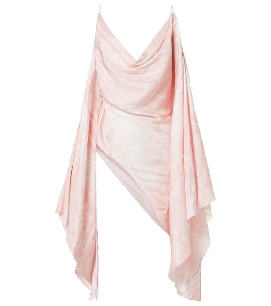 Balmain Printed asymmetric top