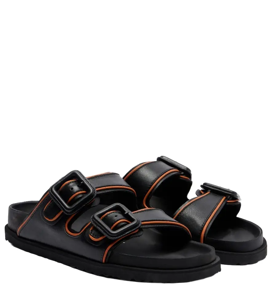 Birkenstock 1774 Arizona leather slides