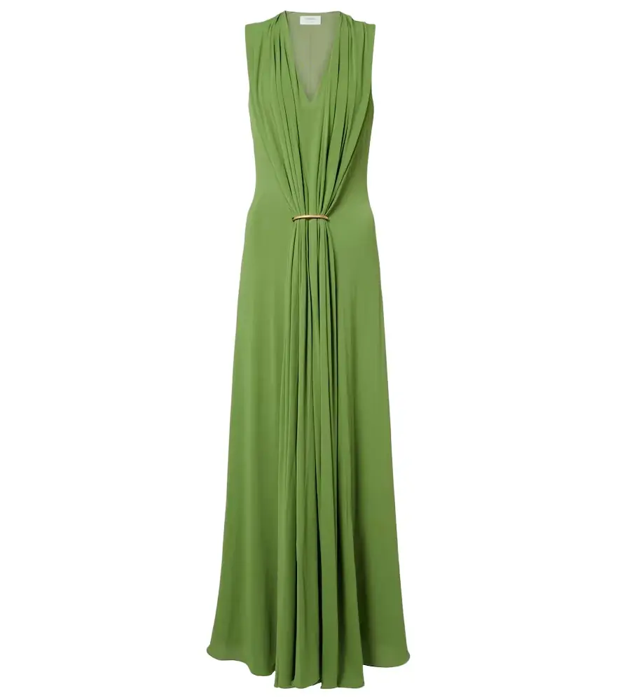 Sportmax Draped maxi dress
