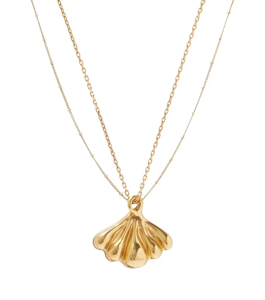 Chloe Chloé Shell pendant necklace
