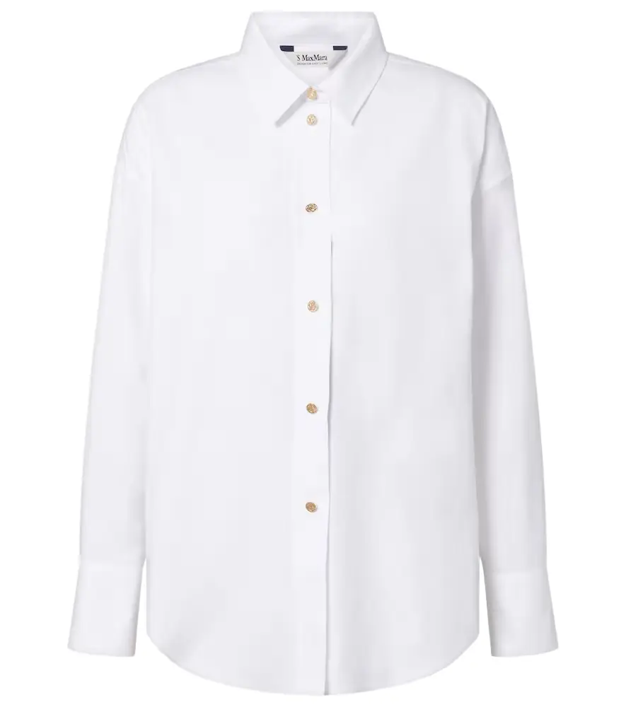 'S Max Mara Cotton poplin Oxford shirt