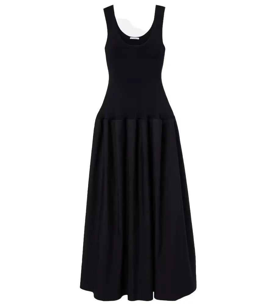 Fforme Marina cotton and silk maxi dress