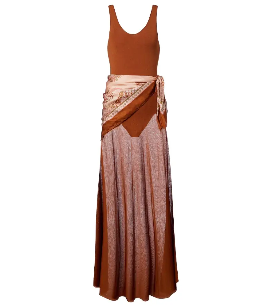 Zimmermann Aster scarf-detail maxi dress - Women's Clothing