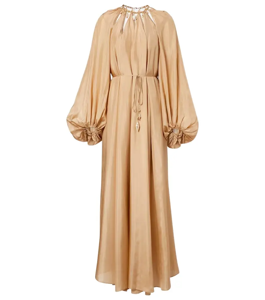 Zimmermann Mahon embellished silk maxi dress