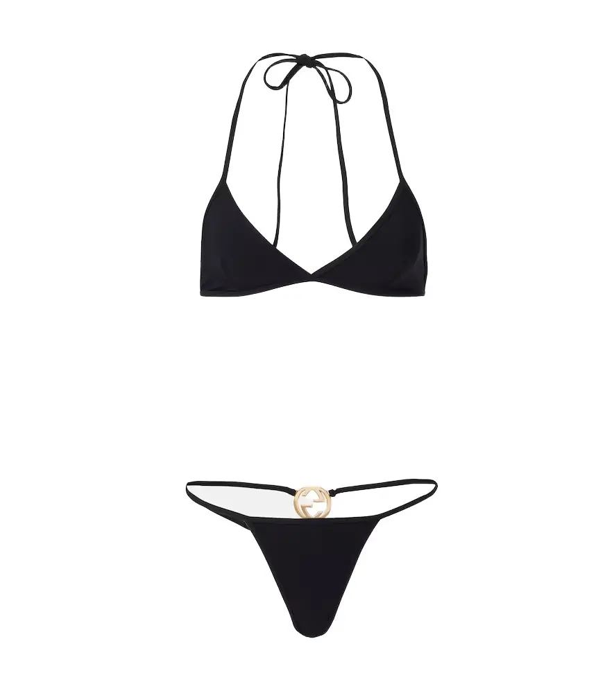 Gucci Interlocking G jersey bikini