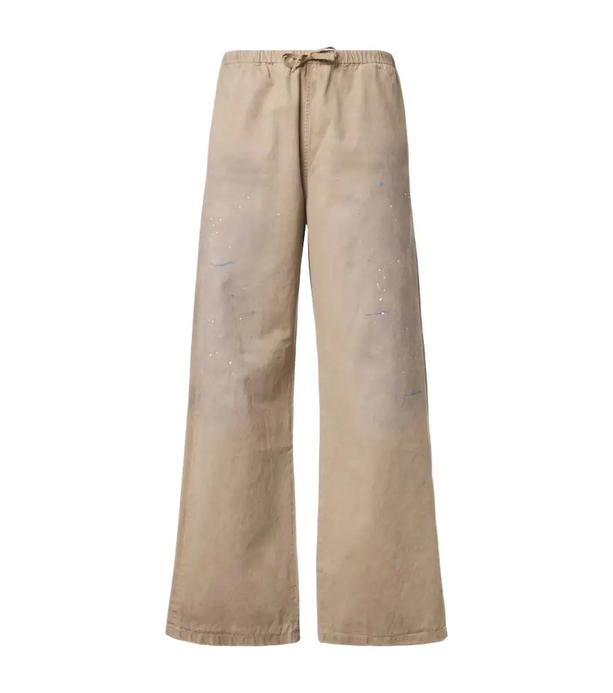 Acne Studios Cotton twill wide-leg pants