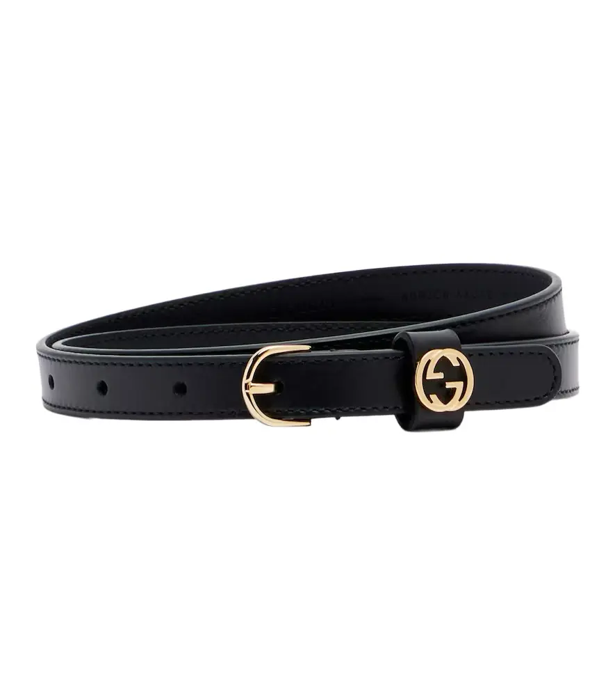 Gucci Interlocking G leather belt
