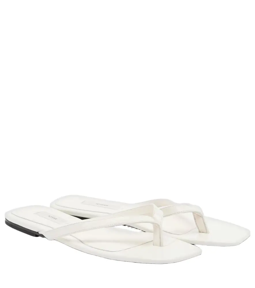 Toteme Leather thong sandals