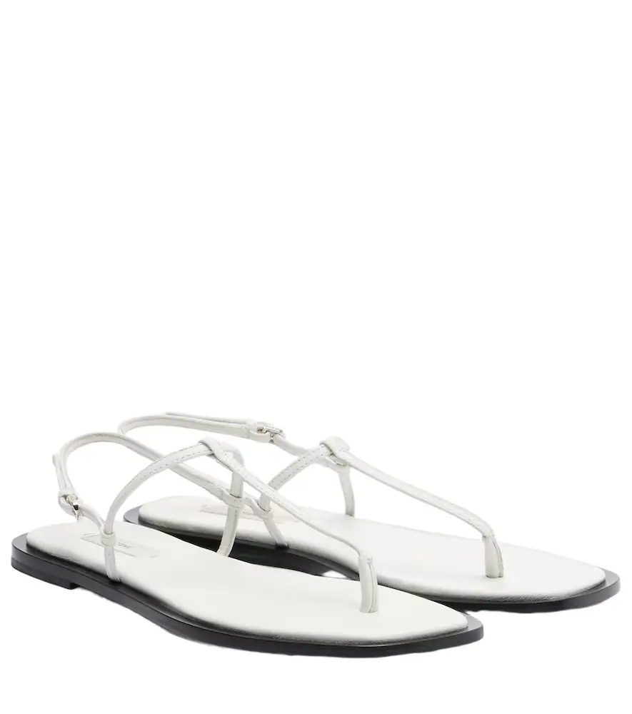 Toteme Leather thong sandals