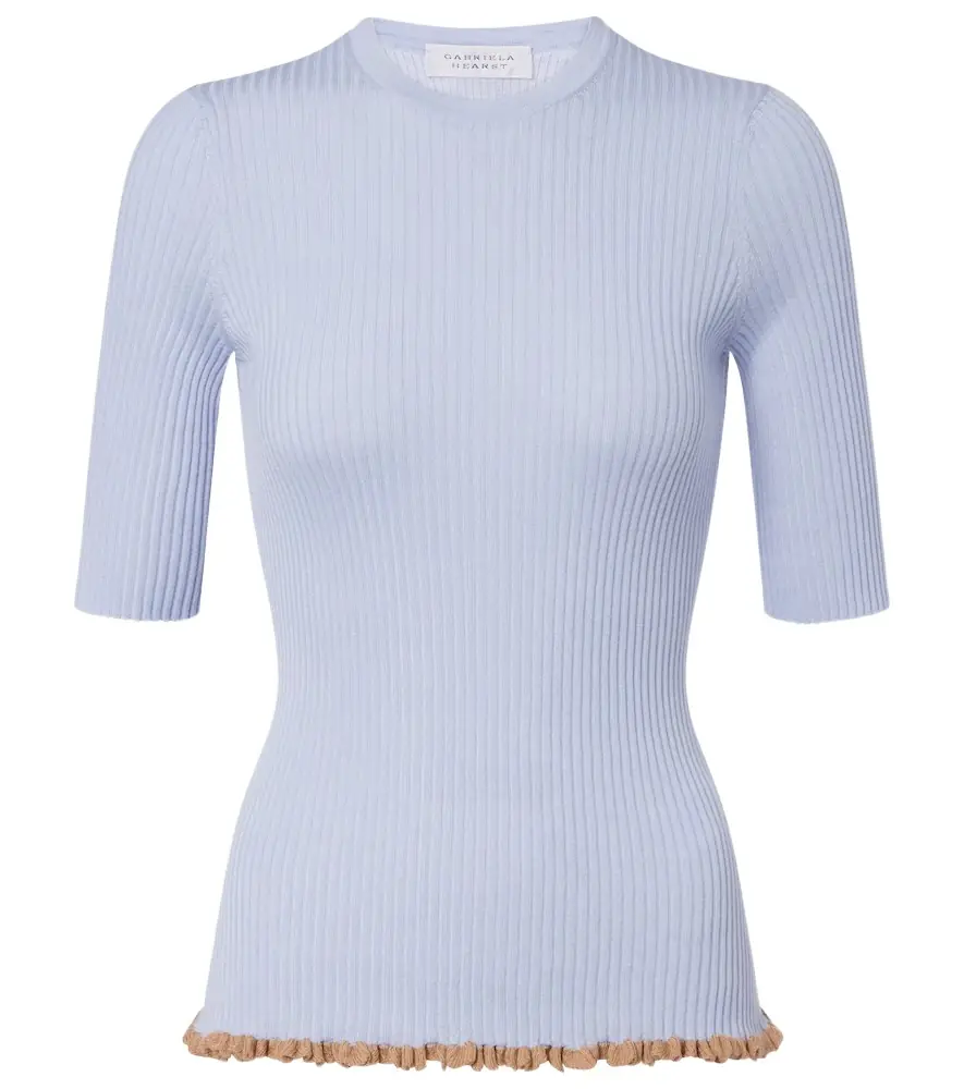 Gabriela Hearst Mireya cashmere and silk top