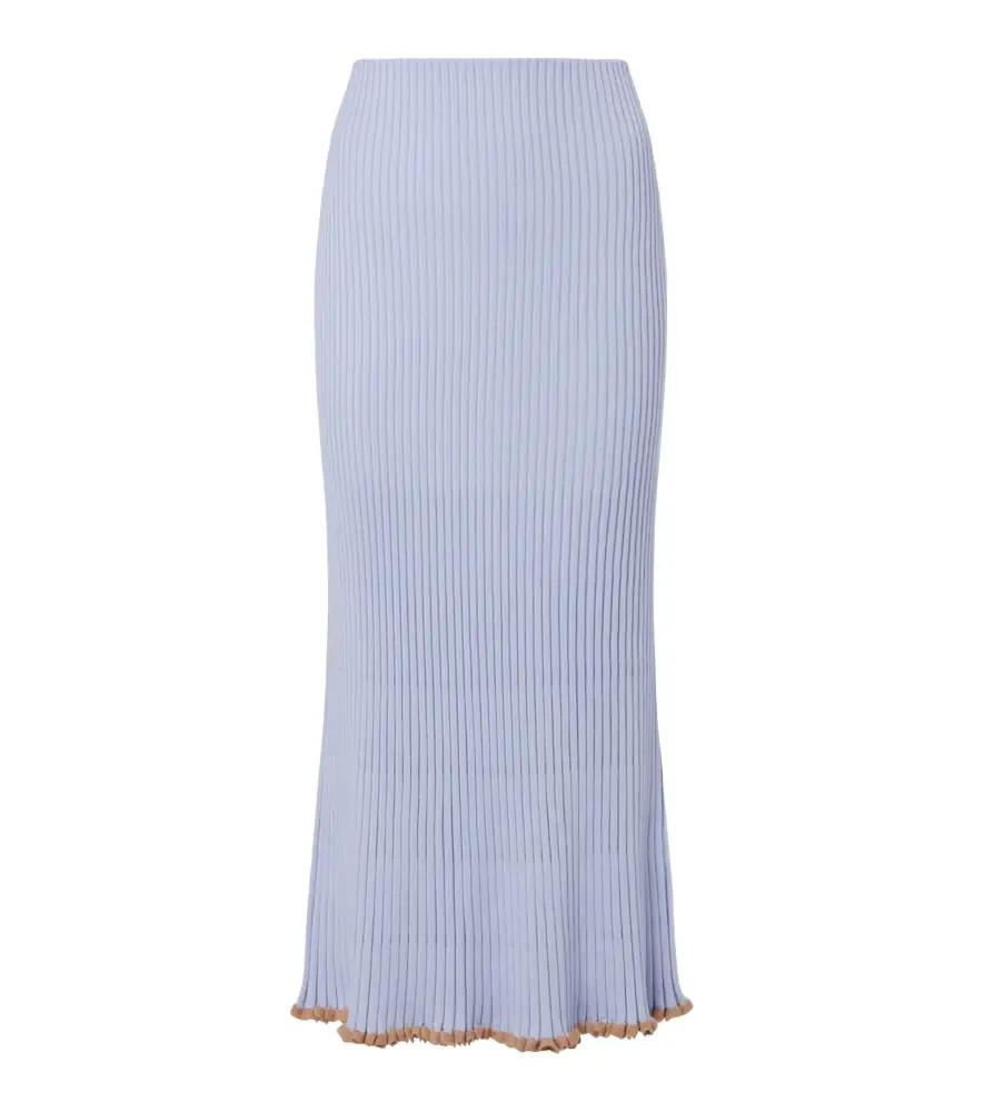Gabriela Hearst Kavya cashmere and silk midi skirt