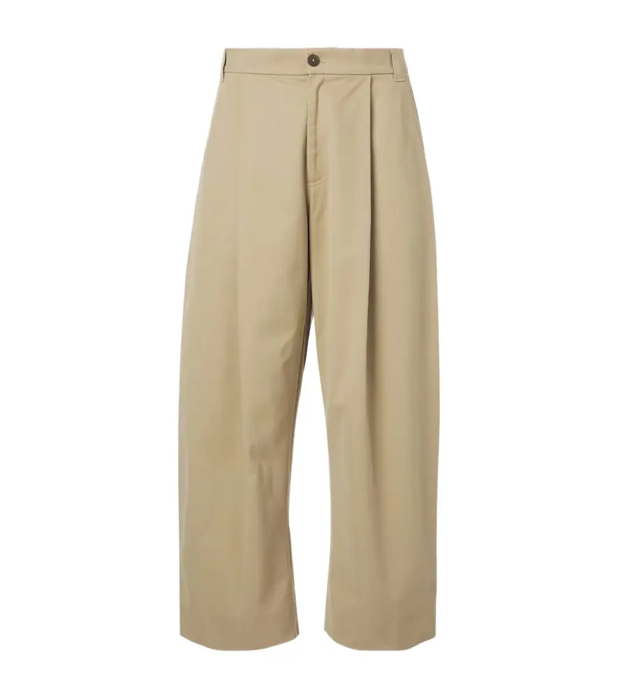 Studio Nicholson Sorte cotton wide-leg pants