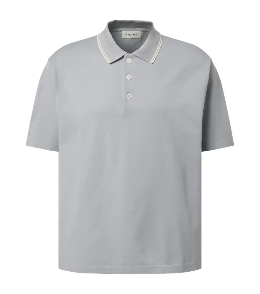 Frame Cotton piqué polo shirt