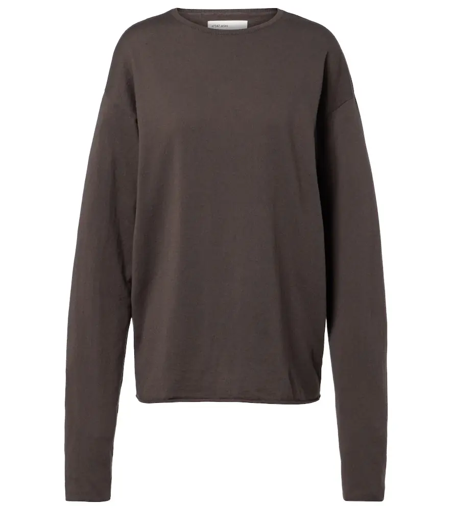 Extreme Cashmere N°347 Aries cotton and cashmere sweater
