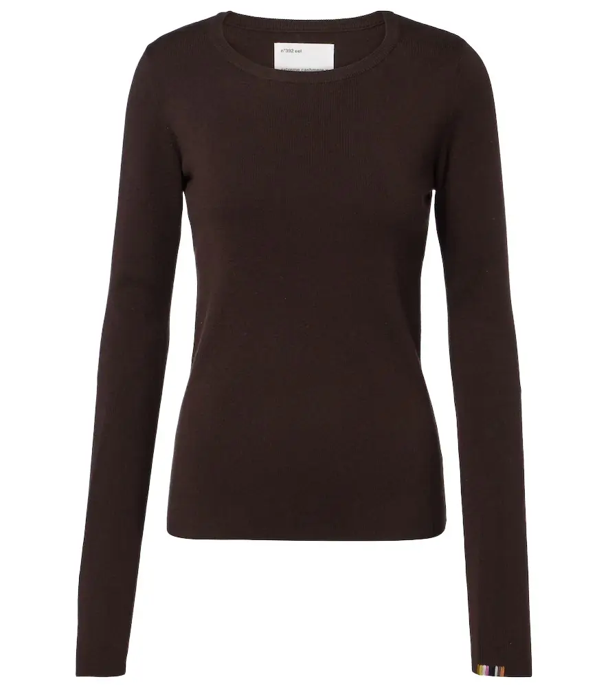 Extreme Cashmere N°392 Eel cotton and cashmere top